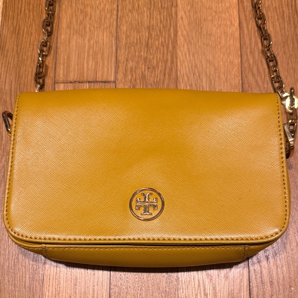 Tory Burch Mustard Crossbody Bag - Picture 2 of 9